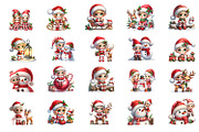 Watercolor Christmas elf clipart, a Person Illustration by ElenazlataArt (Thumbnail 2 of 3)