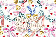 Colorful Bows Seamless Pattern, a Pattern Graphic by MuseBloomDesigns (Thumbnail 1 of 8)