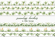 Aloe Watercolor Collection, a Decorative Illustration by WatercolorElena (Thumbnail 7 of 11)