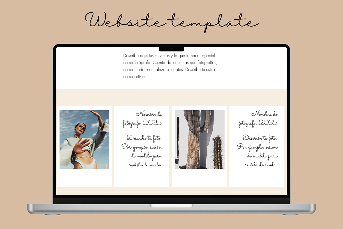 Portfolio Website Template preview 7