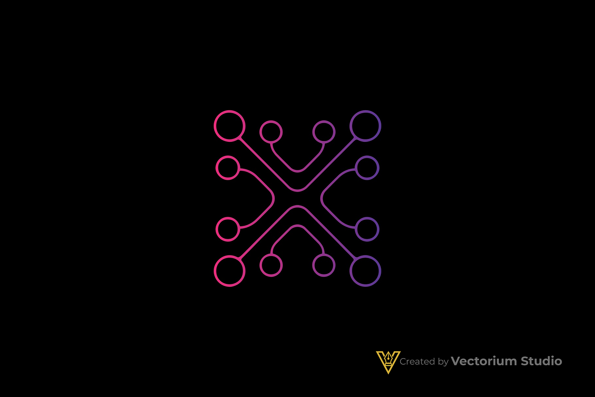 Network Abstract Tech Logo, a Branding & Logo Template by Vectorium Studio (Photo 2 of 16)