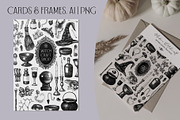 Witchcraft - Gothic Illustration Set, a Seasonal Illustration by Yevheniia (Thumbnail 4 of 11)
