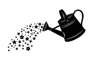 Watering Can Silhouette Bundle, an Illustration by Gaye Art (Thumbnail 22 of 31)