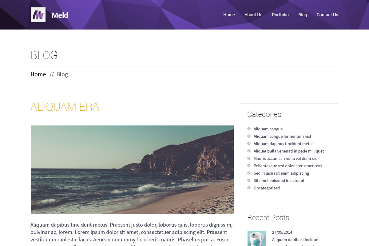 Meld Portfolio PSD Template, a Websites & App Template by emagweb (Photo 3 of 5)