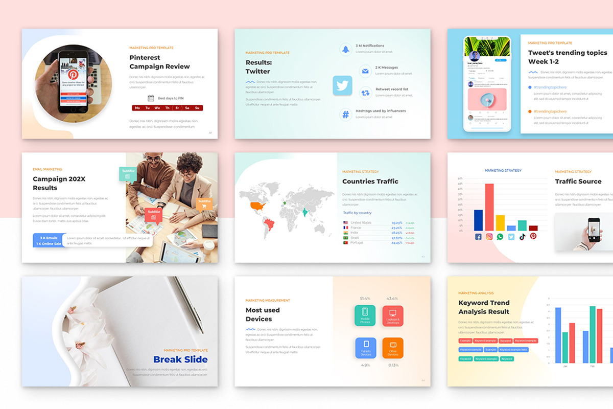 Marketing PRO | Powerpoint Template, a Presentation Template by Zacomic Studios (Photo 7 of 10)
