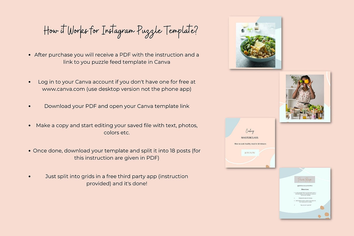 Food Instagram Template Bundle, a Social Media Template by Deepa Template Studio (Photo 10 of 17)