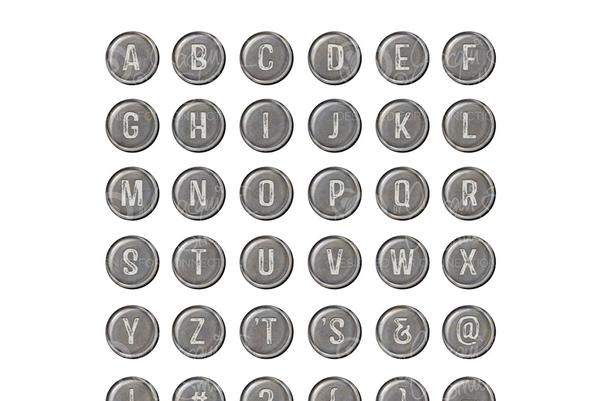 Punched Keys Alphabet preview 2