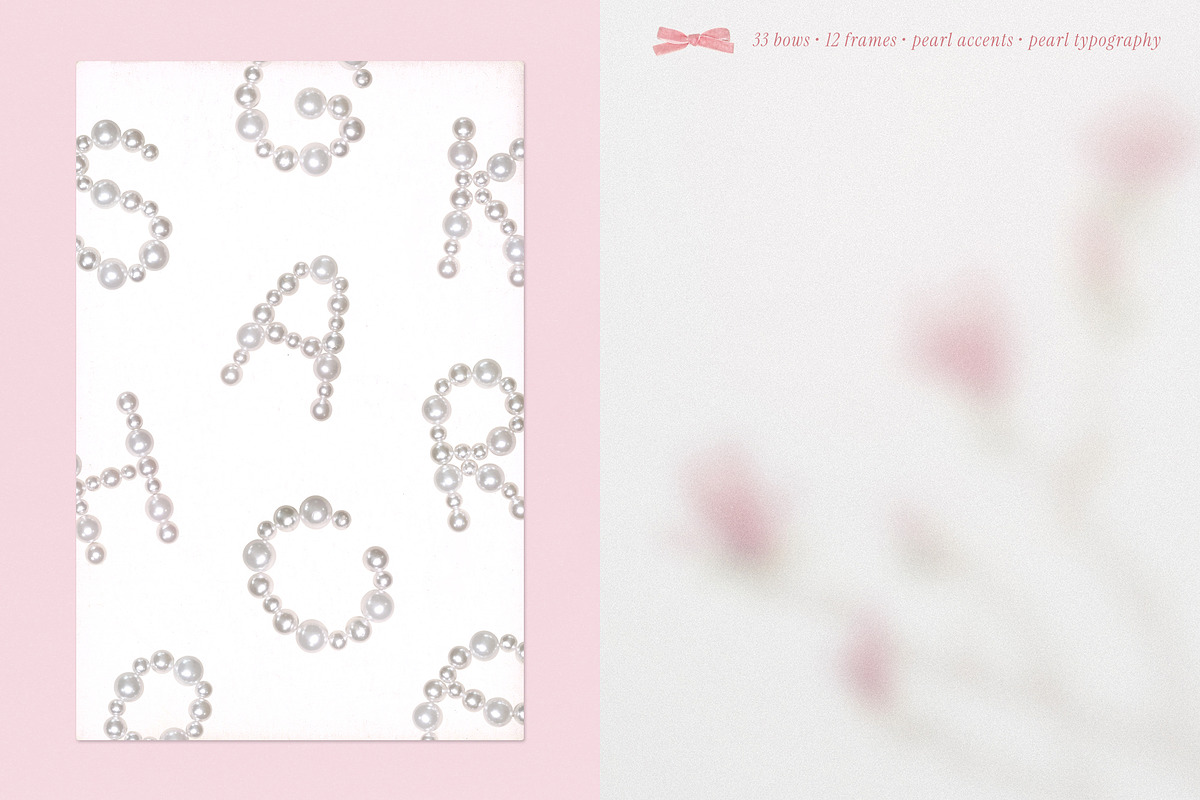 Bows & Pearls Graphic Collection, an Object Graphic by Dina Mae (Photo 7 of 12)