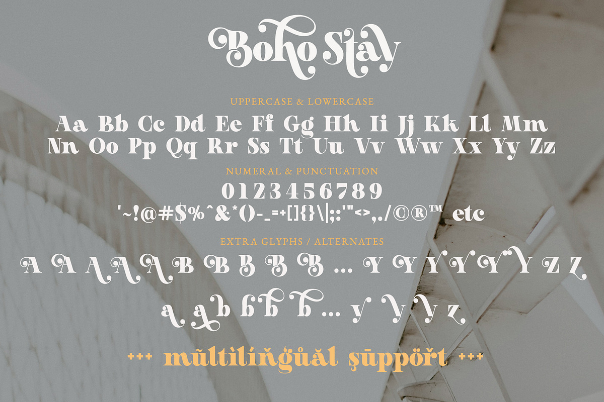 Boho Stay Pretty Swirl Serif Font, a Serif Font by Airotype (Photo 12 of 13)