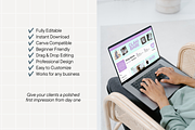 Y2k Purple Etsy Shop Kit Template, a Branding & Logo Template by Anna Design Studio (Thumbnail 8 of 8)