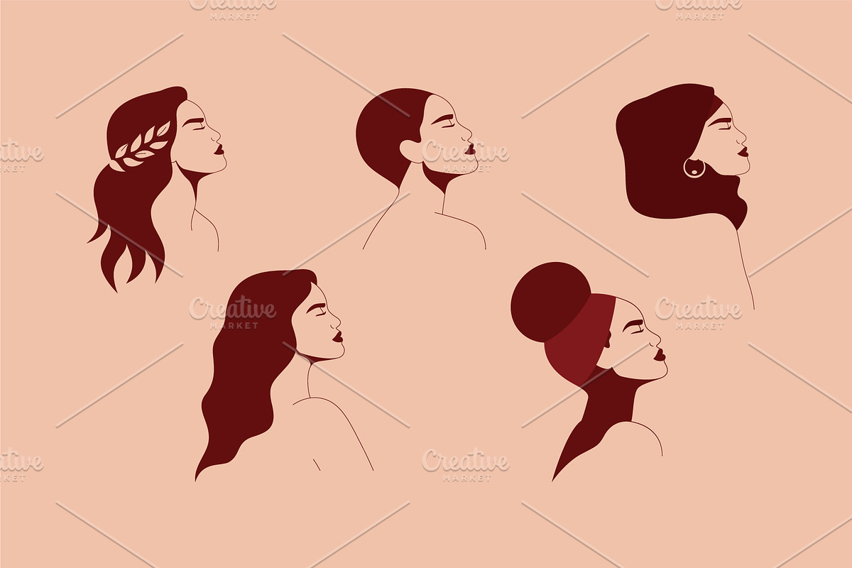 International Women's Day Cards, a Person Illustration by Mary Long (Photo 4 of 6)