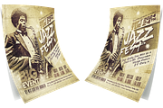 Jazz Festival Event Vintage Flyer, a Flyer Template by regalDRAW (Thumbnail 2 of 2)