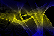 Yellow Circle with Blue Background, a Wallpaper Graphic by NJ Himel (Thumbnail 11 of 11)