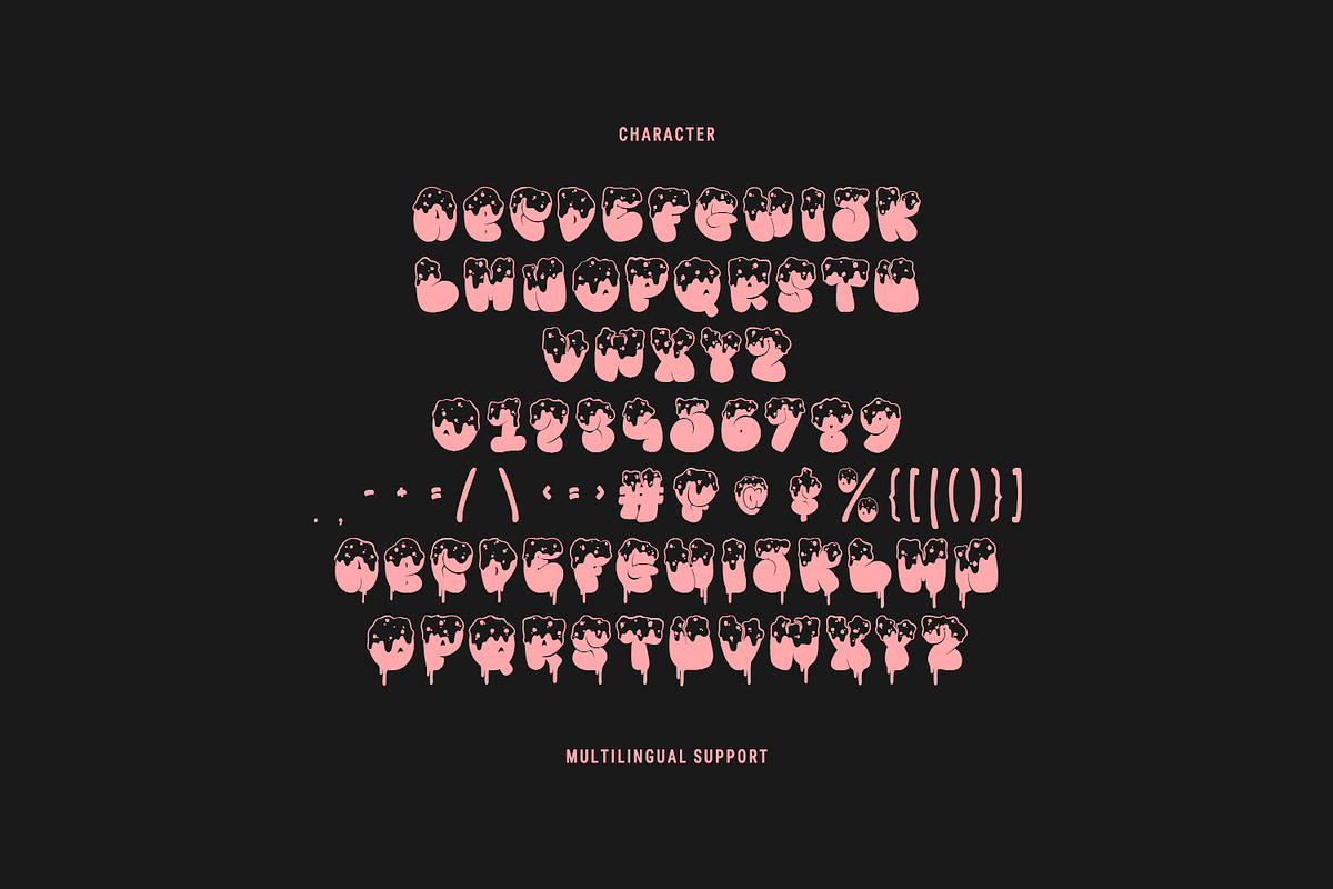 Cookice Cute Food Dripping Delicious, a Handwritten Font by Maulana Creative (Photo 4 of 6)