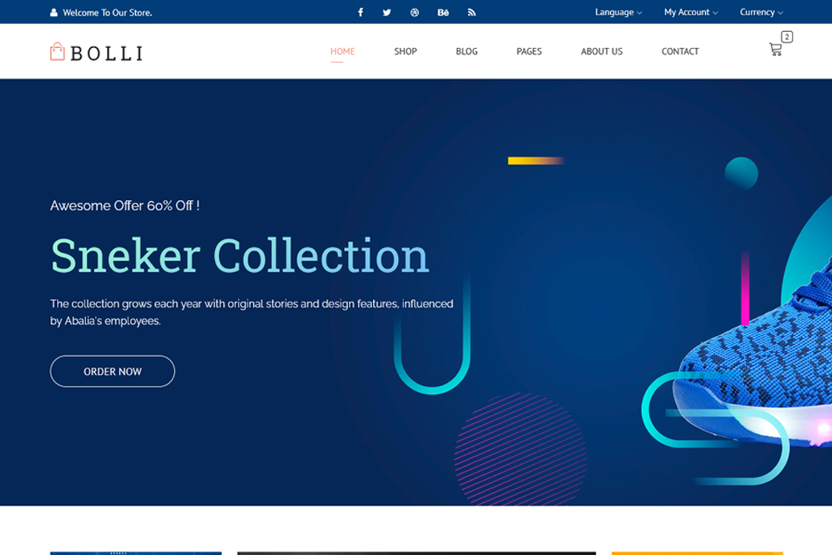 Bolli Multipurpose Fashion Template, a Bootstrap Template by techboot (Photo 4 of 6)