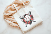 Baseball Ball Png Sublimation, an Illustration by Watercolor design (Thumbnail 2 of 5)