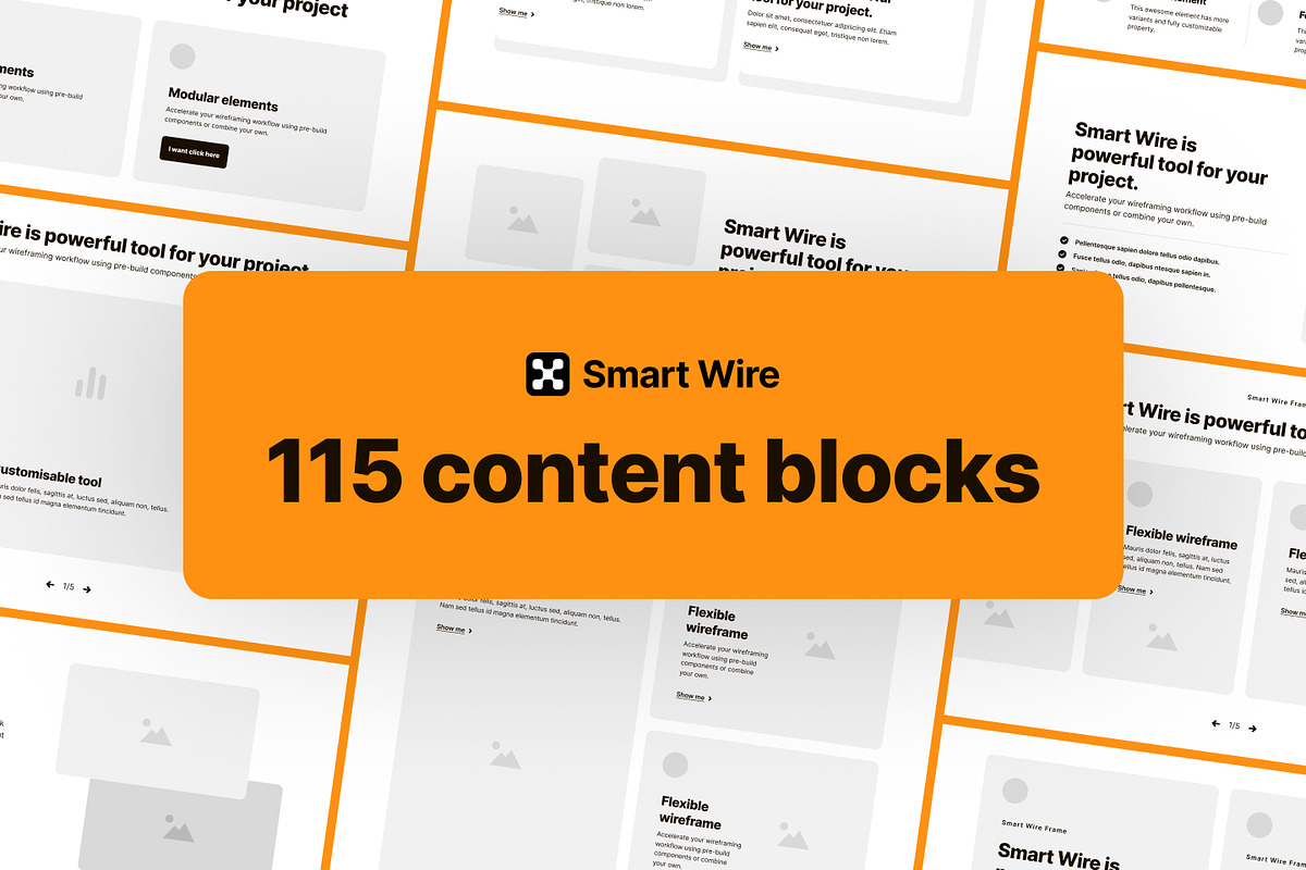 Smart Wire Frame Kit, a Wireframe Template by CreativeUI (Photo 8 of 10)