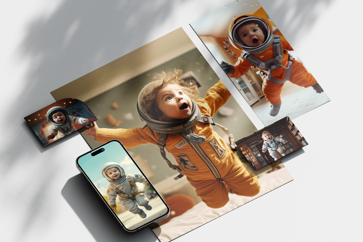 Baby astronaut - 36 images, a Person Illustration by Handmadefont (Photo 8 of 10)