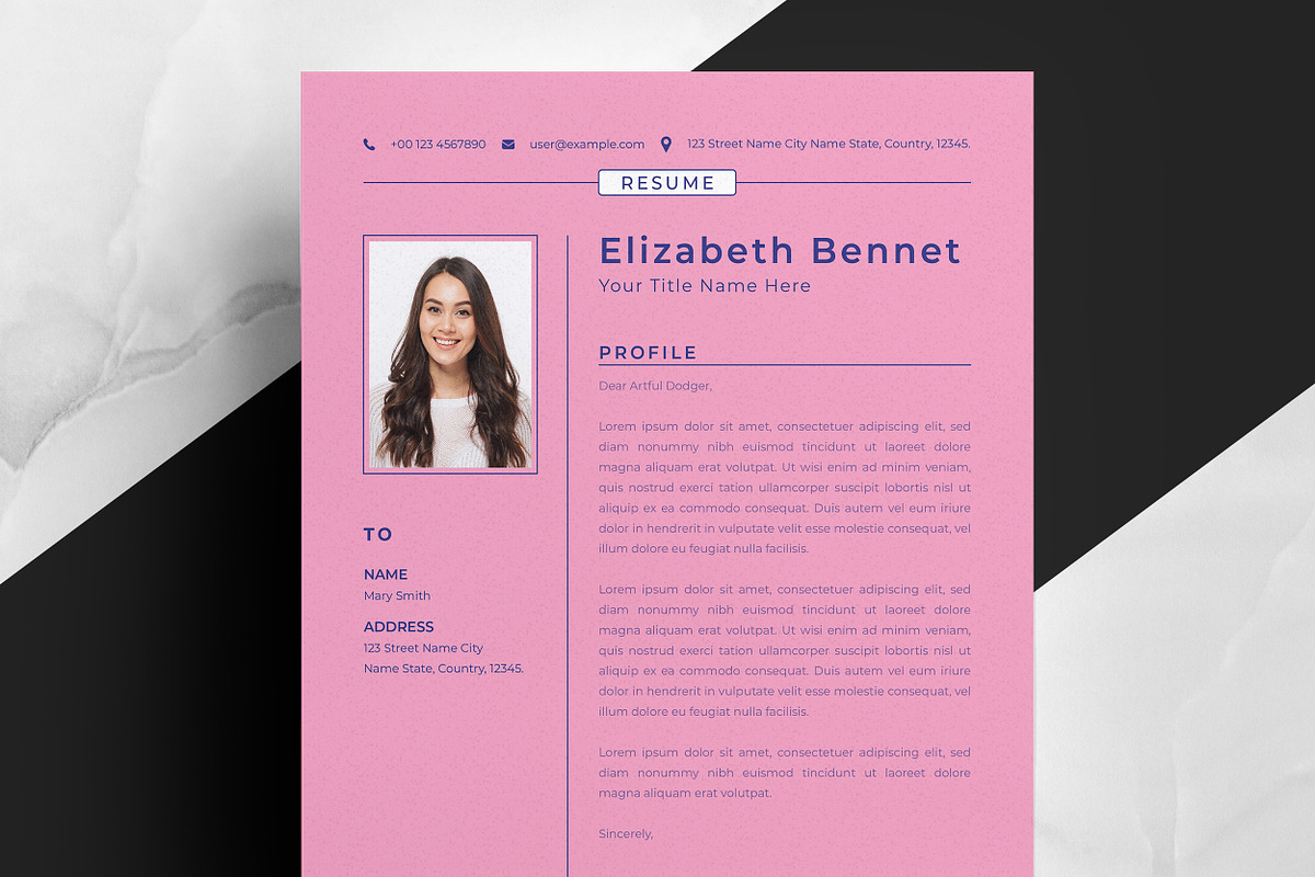 Sleek CV Template for Professionals, a Resume Template by ResumeInventor (Photo 3 of 5)