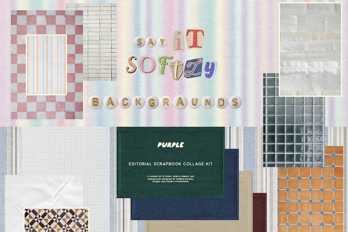 Say It Softly: Scrapbook Collage Kit, an Object Graphic by Purple (Photo 13 of 15)
