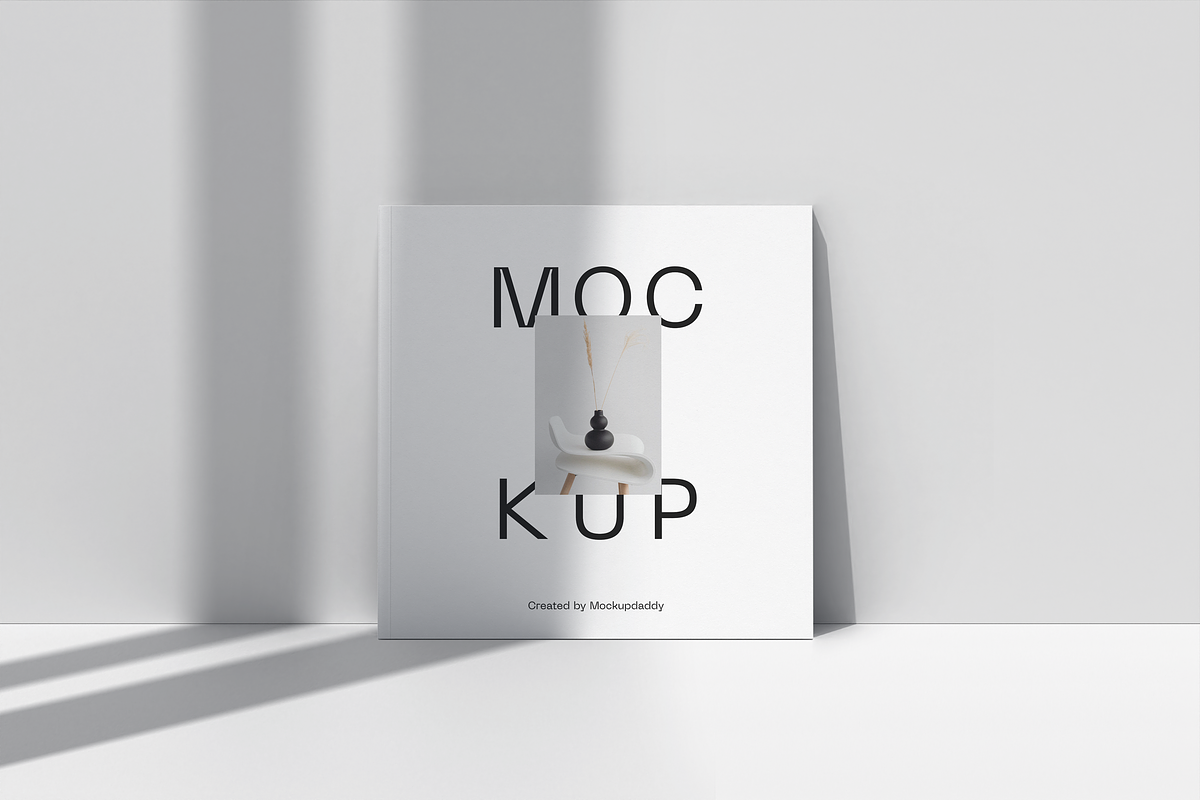 Square Magazine Mockup, a Books & Magazine Mockup by Mockupdaddy (Photo 1 of 10)