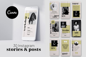 Instagram Stories & Posts CANVA