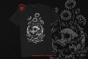 10 Bundle Dark Art Floral Death, an Illustration by Morspective (Thumbnail 2 of 7)