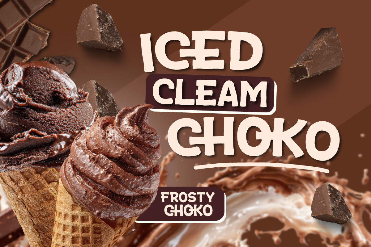 Chuoko Tern - Choco Display Font, a Handwritten Font by trabaskriya (Photo 9 of 9)