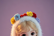 Fluffy girl, an Illustration by TesMarteaux (Thumbnail 2 of 3)