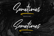 Sometimes - Fancy Signature font, a Script Font by Almarkhatype (Thumbnail 12 of 13)