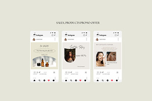 Canva Skincare Instagram Templates