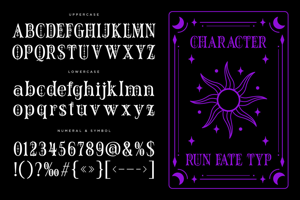 Rune Fate Typeface, a Serif Font by alit design (Photo 9 of 15)