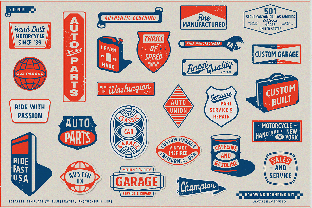 Roadwing Branding Kit, a Branding & Logo Template by Refolve Design (Photo 22 of 25)