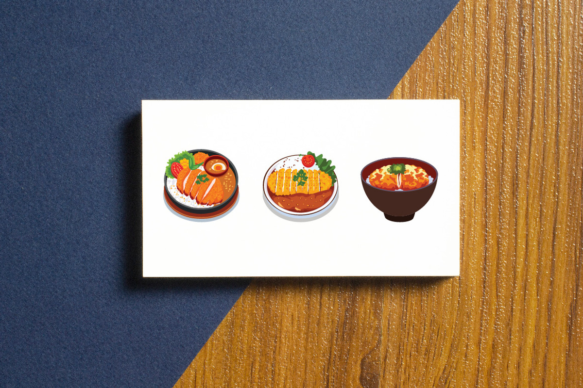 10 Katsu Fried Cutlet Food Set, a Food Illustration by jongcreative (Photo 2 of 4)