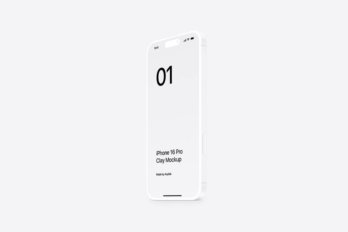 iPhone 16 Pro Clay - 24 Mockups, an iPhone Mockup by Asylab (Photo 39 of 58)