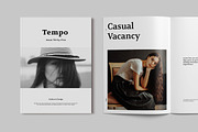Tempo / Brochure Portfolio Template, a Brochure Template by Bervisual (Thumbnail 1 of 6)