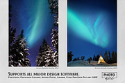 Aurora Borealis Effect Overlays, a Brushes & More by PhotoSpirit (Thumbnail 5 of 9)