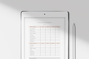 Printable Budget Planner Printable, a Presentation Template by roselindoco (Thumbnail 3 of 4)