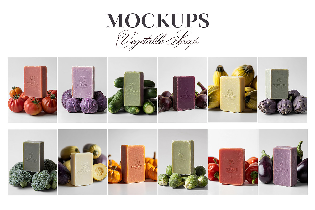 Organic Soap Mockup Set, a Product Mockup by Concept_Space (Photo 2 of 10)