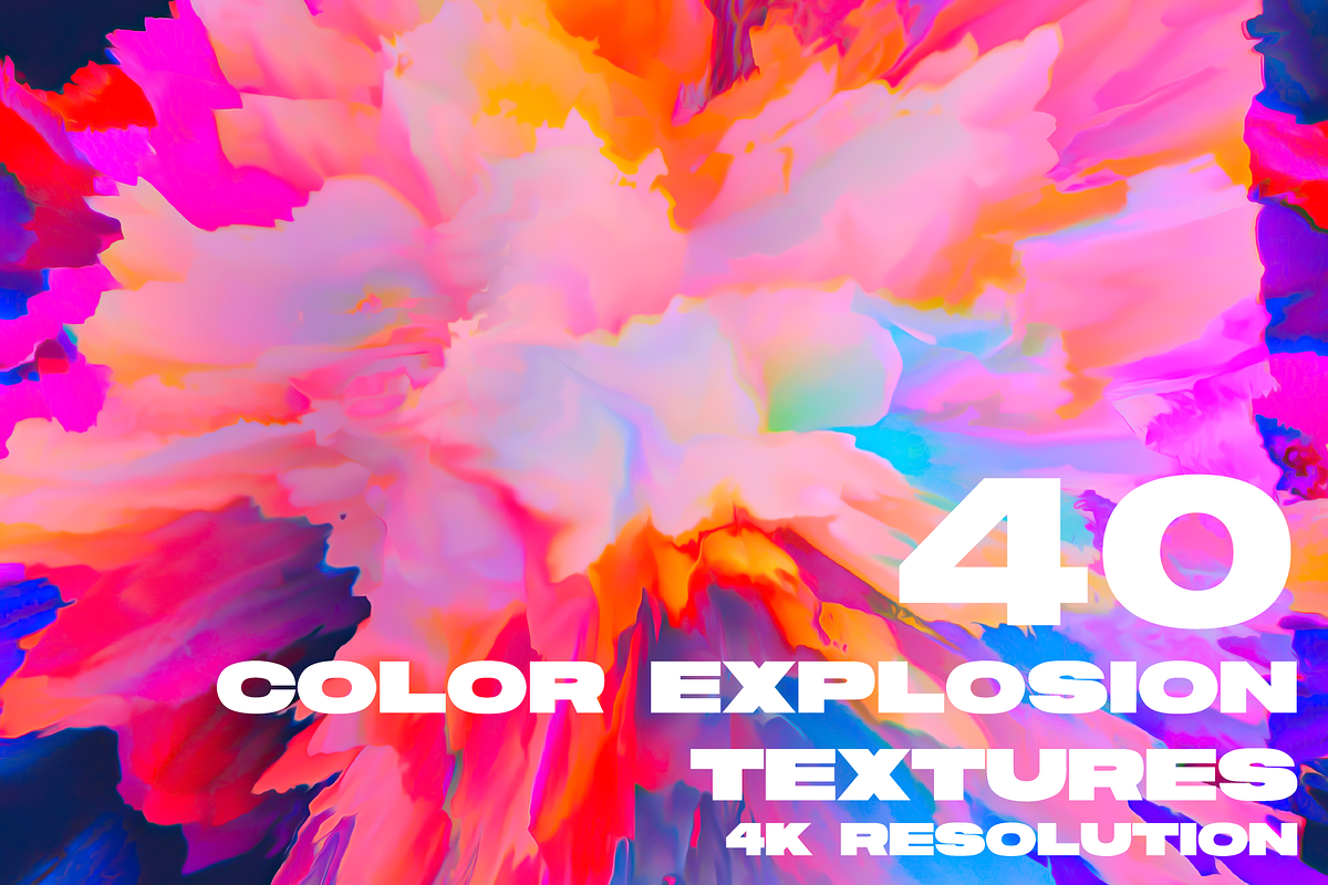 Color Explosion Textures, a Texture Graphic by 60 DEGREE STUDIO (Photo 1 of 3)
