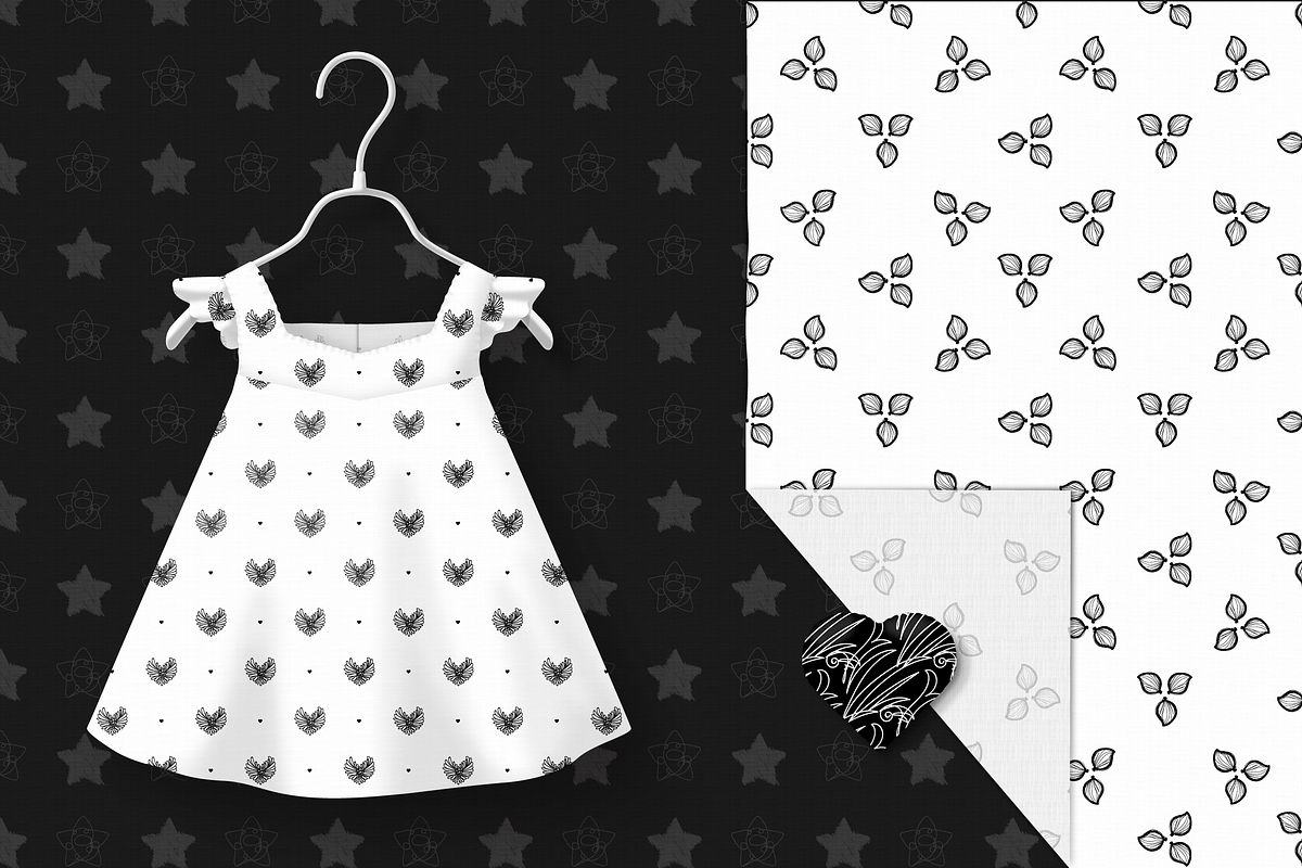 vector BIG seamless patterns SET, a Pattern Graphic by WINDmade (Photo 5 of 8)