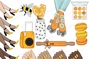 Honey Clipart, a Food Illustration by GlamArtZhanna (Thumbnail 2 of 4)