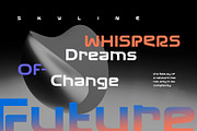 CS Vision – Techno Font, a Sans Serif Font by Craft Supply Co. (Thumbnail 3 of 8)