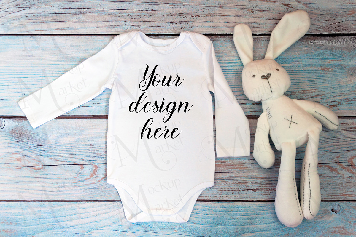 14 Bodysuit Mockup Bundle., a Print Template by MockupMarket (Photo 12 of 15)