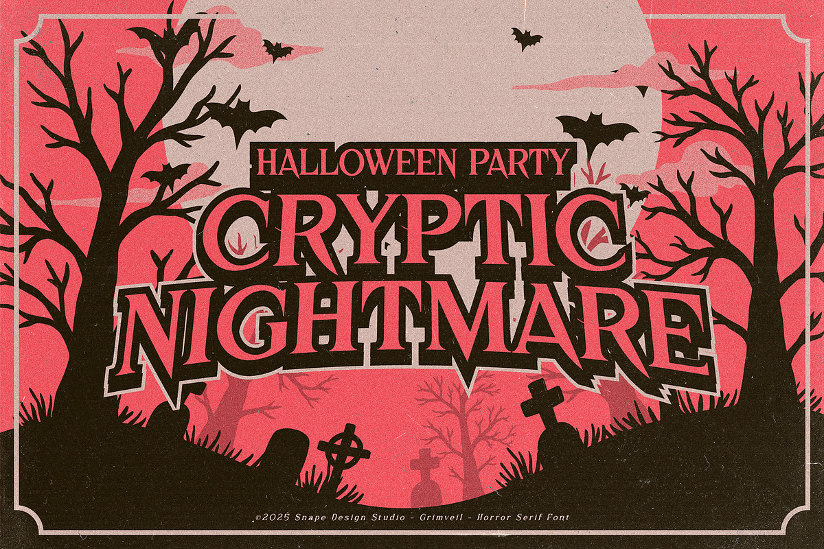 Grimveil - Horror Serif Font, a Serif Font by Snape Design Studio (Photo 9 of 12)