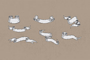 Hand Drawn Banners & Ribbons, an Illustration by Weape Studio (Thumbnail 2 of 5)