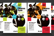 Fitness Gym Flyer V4, a Flyer Template by Satgur Graphic Design (Thumbnail 1 of 3)