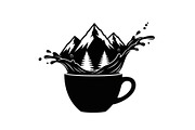 Mountain Coffee Cup Design Bundle, an Illustration by yasushie (Thumbnail 26 of 31)