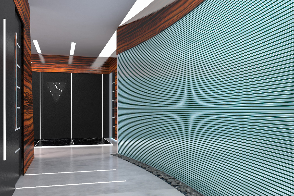 Hall Lobby Interior, an Architecture 3D Model by 3DNUTS (Photo 2 of 11)