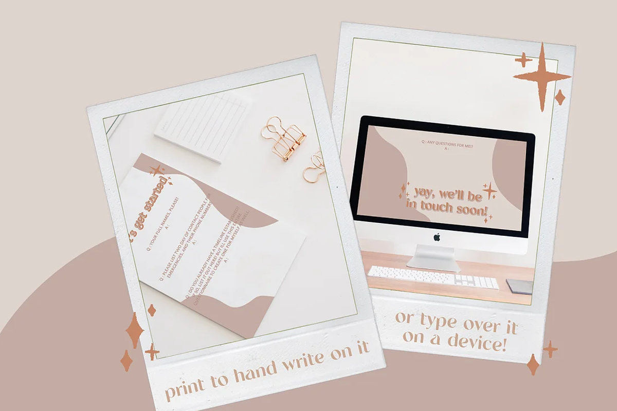wedding photography questionnaire, a Templates & Theme by sandbarsipclub (Photo 2 of 3)